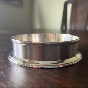 Vintage Pottery Barn Silver Plated Wine Coaster